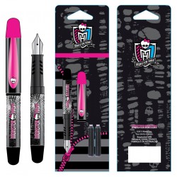 Mini stylo plume Monster High sous blister