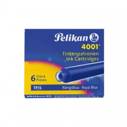 Paquet de 6 cartouches d'encre Bleu Pelikan
