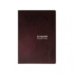 Cahier Brochure Calligraphe 192p - A4 - 70g - Grands Carreaux
